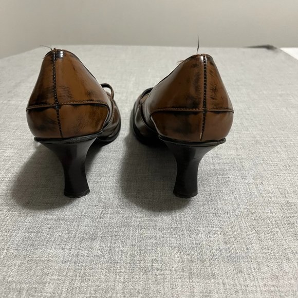 Ferra Giacomo Brown Pumps Size 8M - Picture 6 of 13